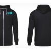 Unisex Poly-Cotton Fleece Full-Zip Hoodie